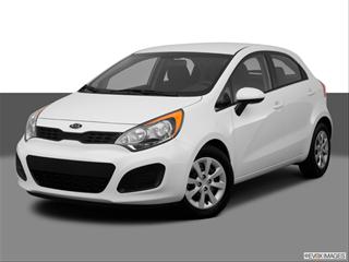 2012 Kia Rio 4-door LX  Hatchback Front angle medium view photo